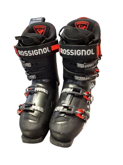 Vist Large View of Product Image Which is Used Rossignol SPEED 120 Mens DH Ski Boot Black 275 MP - M09.5 - W10.5