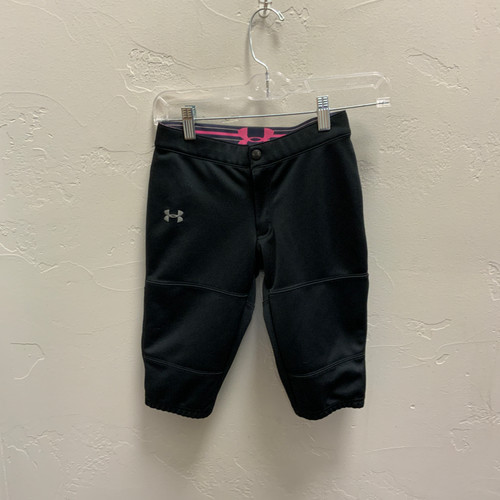 Vist Large View of Product Image Which is Used Under Armour SOFTBALL BB/SB Pant Girls Black MD