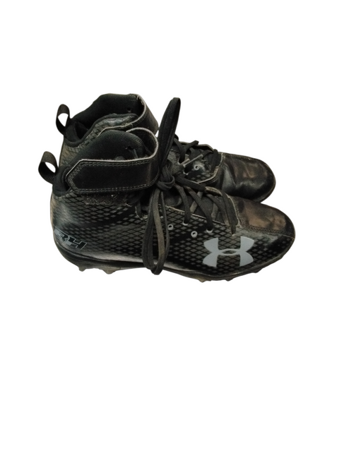 Vist Large View of Product Image Which is Used Under Armour BH BB/SB Cleats Black Junior 04.5