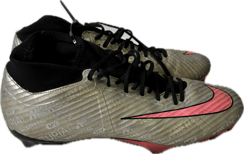 Vist Large View of Product Image Which is Used Nike Soccer Cleats Grey Senior 8.5