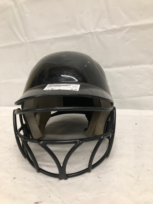 Vist Large View of Product Image Which is Used Worth HELMET Batting Helmet w/Mask Black MD