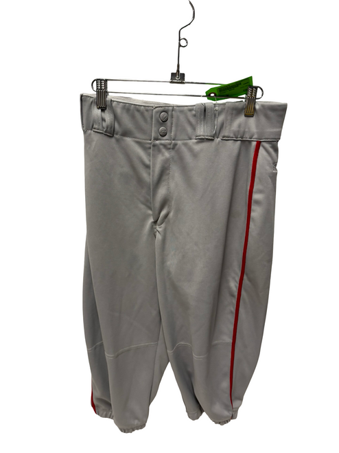 Vist Large View of Product Image Which is Used Champro Knicker Style Piped Baseball Pant Mens Grey/Red MD