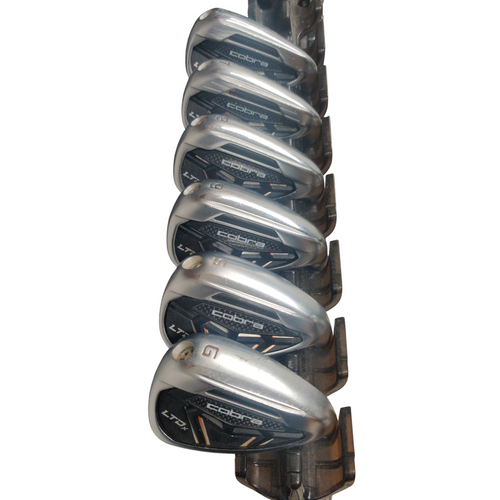 Vist Large View of Product Image Which is Used Cobra LTD X-KBS SHAFT Mens Iron Set Right Hand 6I-GW/AW