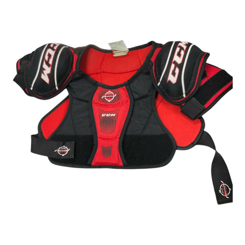 Vist Large View of Product Image Which is Used CCM YOUNG GUNS Youth Shoulder Pads LG