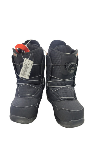 Vist Large View of Product Image Which is Used Burton ZIPLINE BOA Boys Snowboard Boots Black Junior 04