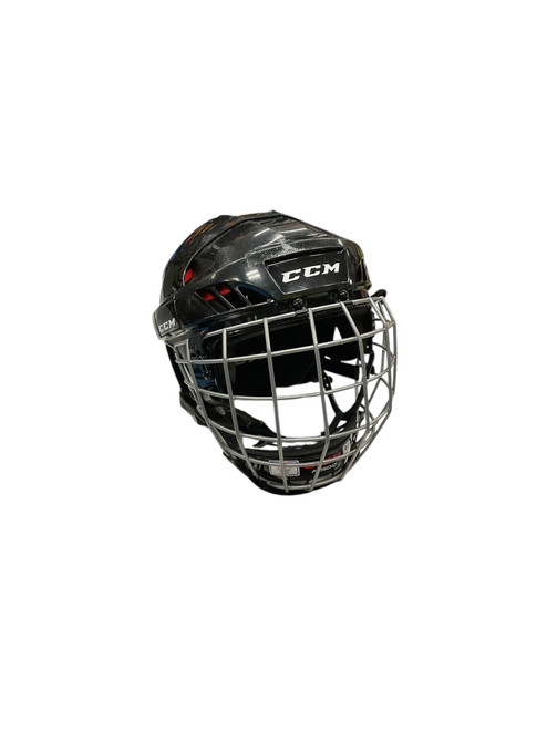 Vist Large View of Product Image Which is Used CCM 50 Helmet Cage Combo Black MD