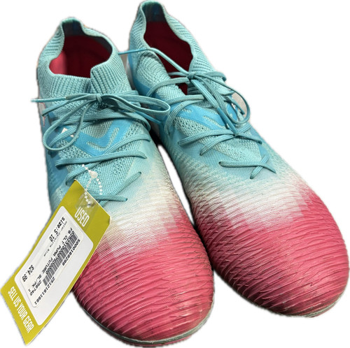 Vist Large View of Product Image Which is Used Adult FB Cleats Carolina Blue Senior 10