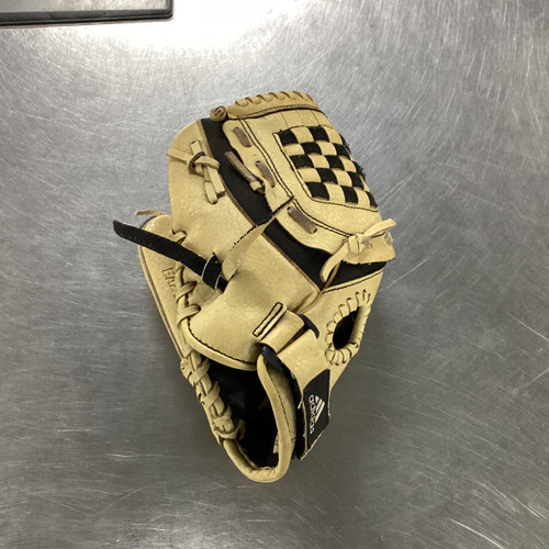 Vist Large View of Product Image Which is Used Adidas EAZY CLOSE BB/SB Glove LH Throw Tan 10"