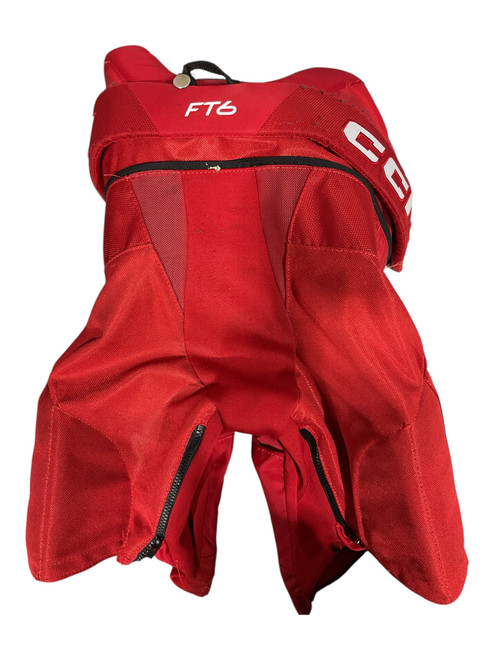 Vist Large View of Product Image Which is Used CCM FT6 Senior Pant Red SM