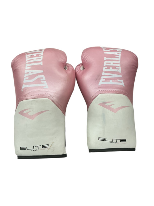 Vist Large View of Product Image Which is Used Everlast Boxing Gloves Pink Senior
