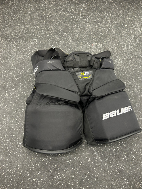 Vist Large View of Product Image Which is Used Bauer SUPREME S29 Inter Goalie Pant Black MD