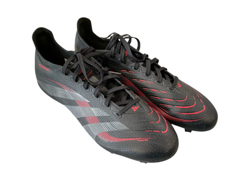 Vist Large View of Product Image Which is Used Adidas Soccer Cleats Black Senior 9.5