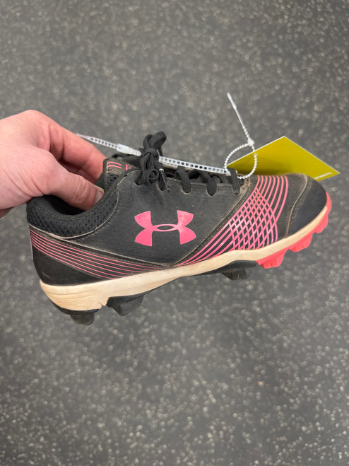 Vist Large View of Product Image Which is Used Under Armour BASEBALL BB/SB Cleats Black Junior 02.5