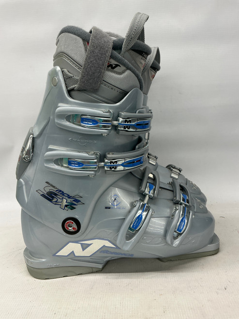 Vist Large View of Product Image Which is Used Nordica EASY MOVE SX Womens DH Ski Boot Grey 255 MP - M07.5 - W08.5