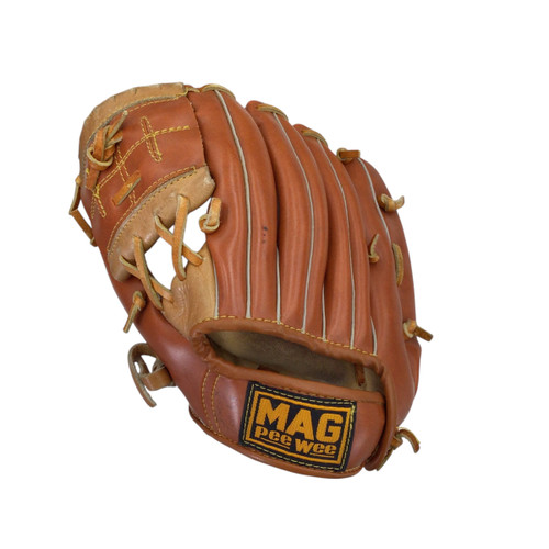 Vist Large View of Product Image Which is Used MAG PW-1197 BB/SB Glove T-ball Orange 10"