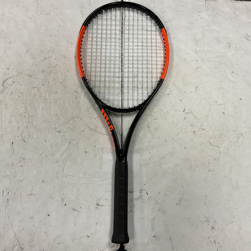Vist Large View of Product Image Which is Used Wilson BURN 100S V3.0 Adult Tennis Racquet Black 4 3/8"