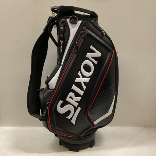 Vist Large View of Product Image Which is Used Srixon STAFF BAG Mens Cart Bag White/Black/Red