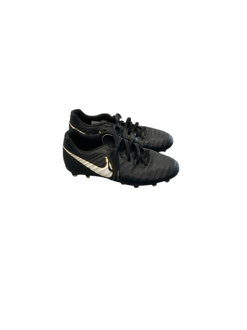 Vist Large View of Product Image Which is Used Nike Soccer Cleats Black Youth 08.0