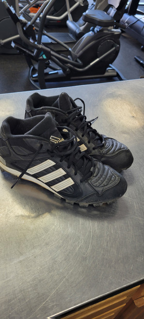 Vist Large View of Product Image Which is Used Adidas 11.5 BB/SB Cleats Black Senior 11.5