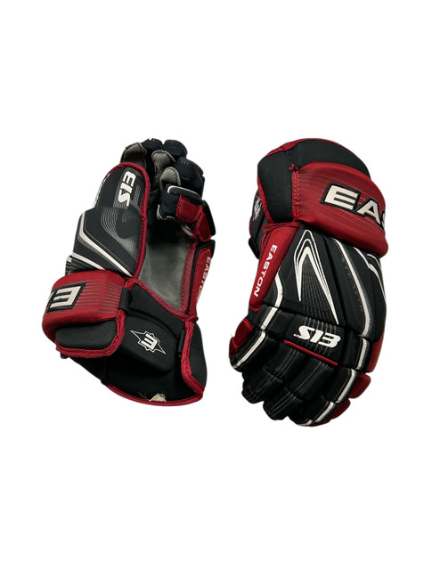 Vist Large View of Product Image Which is Used Easton S13 GLOVES 15IN Senior Gloves White/Black/Red 15"