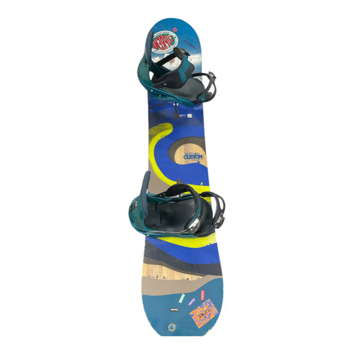 Vist Large View of Product Image Which is Used Burton CUSTOM SMALLS Boys Board/Binding Navy Blue 135 cm