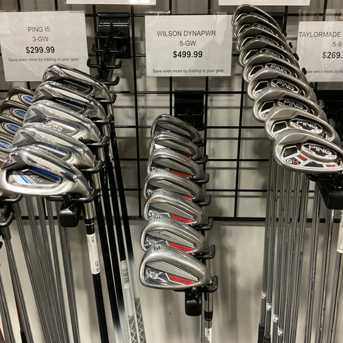 Vist Large View of Product Image Which is Used Wilson DYNAPWR Mens Iron Set RH 5I-GW/AW