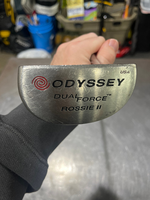 Vist Large View of Product Image Which is Used Odyssey DUAL FORCE ROSSIE II Mens Putter RH