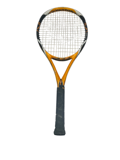Vist Large View of Product Image Which is Used Wilson K FACTOR Adult Tennis Racquet Orange 4 1/4"