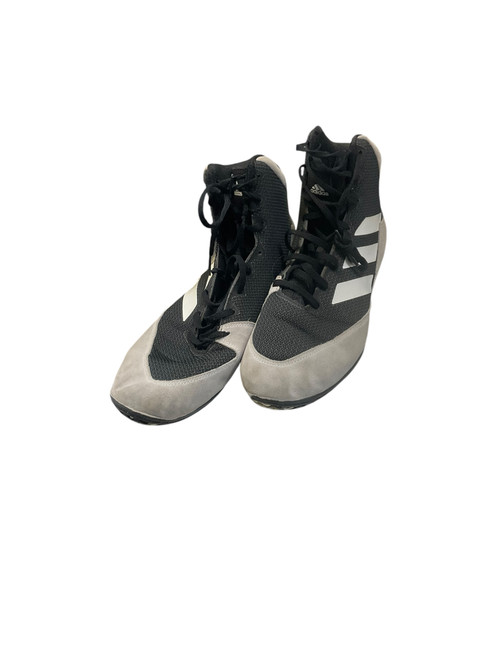 Vist Large View of Product Image Which is Used Adidas FZ5381 Wrestling Shoes Black Senior 10.5