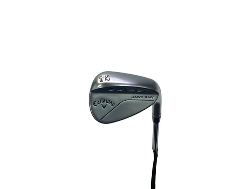 Vist Large View of Product Image Which is Used Callaway JAWS RAW Golf Wedge Mens RH 52 Degree