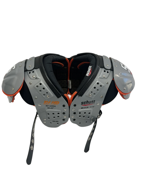Vist Large View of Product Image Which is Used Schutt XV HD MD Grey FB Shoulder Pads