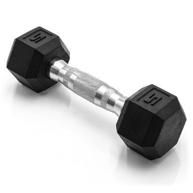 Vist Large View of Product Image Which is New HEX DUMBBELL 5LB