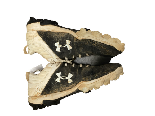 Vist Large View of Product Image Which is Used Under Armour LEADOFF BB/SB Cleats White Senior 11