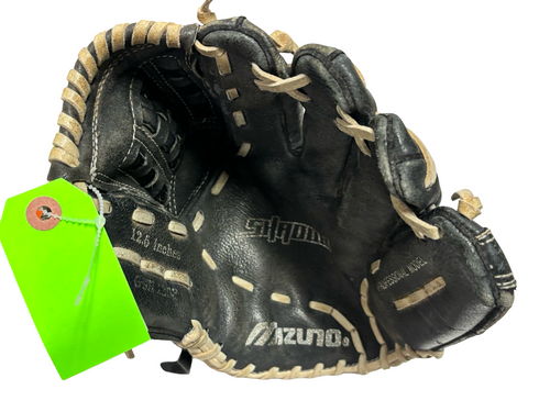 Vist Large View of Product Image Which is Used Mizuno SHADOW GSH 1252 Baseball & Softball Glove RH Throw Black 12 1/2"