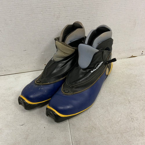 Vist Large View of Product Image Which is Used Salomon Mens SNS XC Ski Boots Navy Blue M 11-11.5