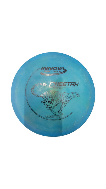 Vist Large View of Product Image Which is Used Innova DX CHEETAH Disc Golf Driver Royal Blue