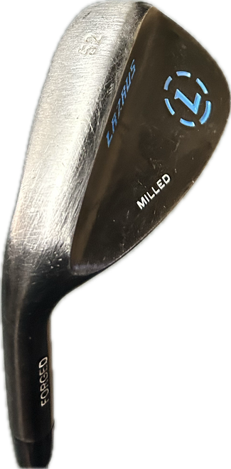 Vist Large View of Product Image Which is Used Lazarus MILLED BLK Golf Wedge Mens LH Gap/Approac