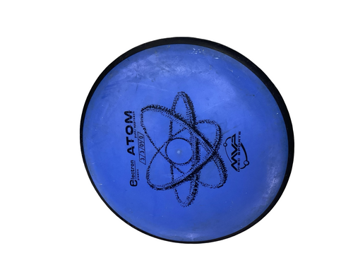 Vist Large View of Product Image Which is Used MVP ATOM Disc Golf Putter Royal Blue