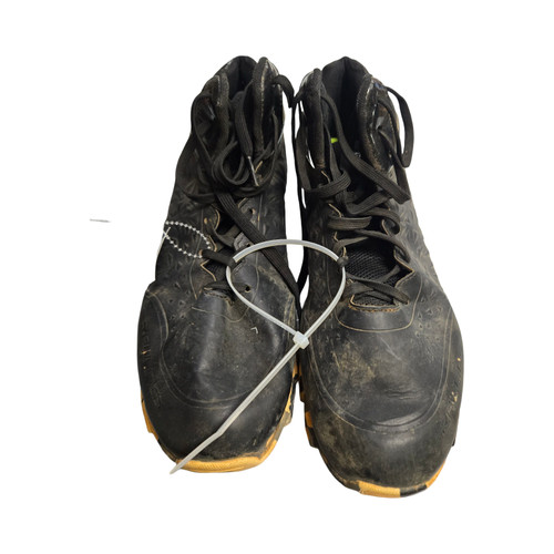 Vist Large View of Product Image Which is Used Rawlings BB CLEATS BB/SB Cleats Black Senior 10.5