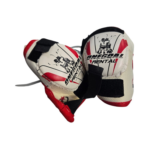Vist Large View of Product Image Which is Used USA Hockey ONEGOAL Youth Elbow Pads XS