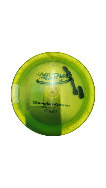 Vist Large View of Product Image Which is Used Innova CHAMPION KATANA Disc Golf Driver Green