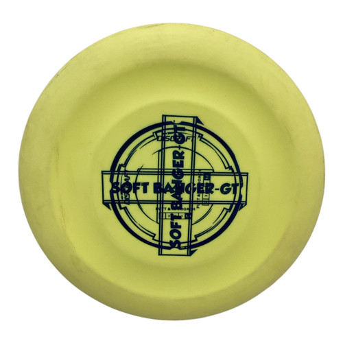 Vist Large View of Product Image Which is Used Discraft SOFT BANGER-GT Disc Golf Putter Yellow 172g