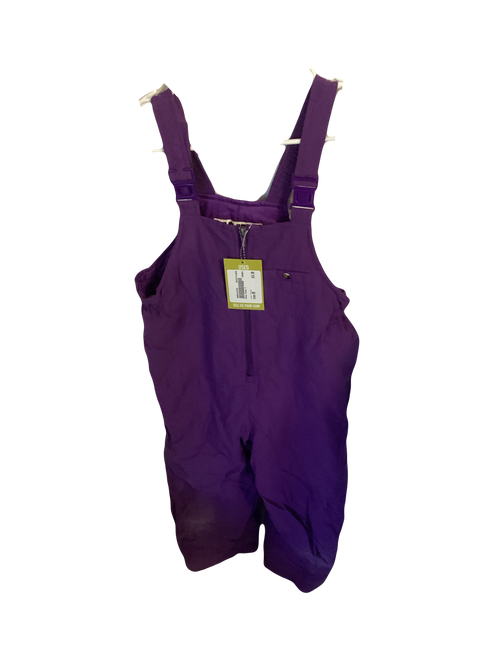 Vist Large View of Product Image Which is Used Snow Bibs Y Purple SM
