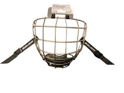 Vist Large View of Product Image Which is Used Bauer Hockey Mask Grey SM