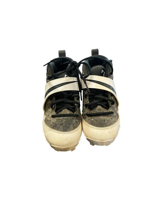 Vist Large View of Product Image Which is Used Nike NIKE TROUT FASTFLEX BB/SB Cleats Black And White Junior 04.5