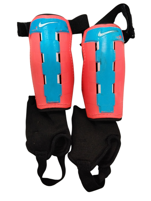 Vist Large View of Product Image Which is Used Nike Soccer Shin Guards Youth Orange XS