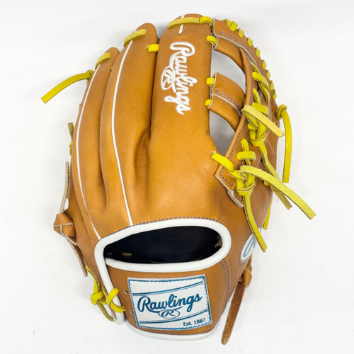 Vist Large View of Product Image Which is Used Rawlings HEART OF THE HIDE PROR204-32TY BB/SB Glove RH Throw Tan 11 1/2"