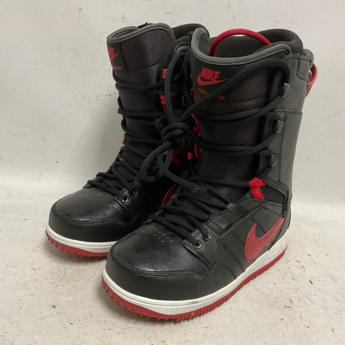 Vist Large View of Product Image Which is Used Nike 447125-001 Mens Snowboard Boots Black And Red Senior 7