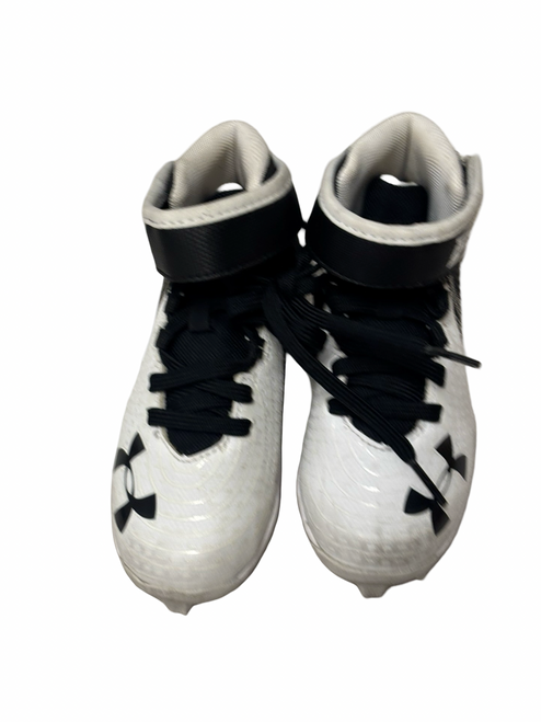 Vist Large View of Product Image Which is Used Under Armour HARPER 4 MID RM Baseball Cleats Youth 10.0