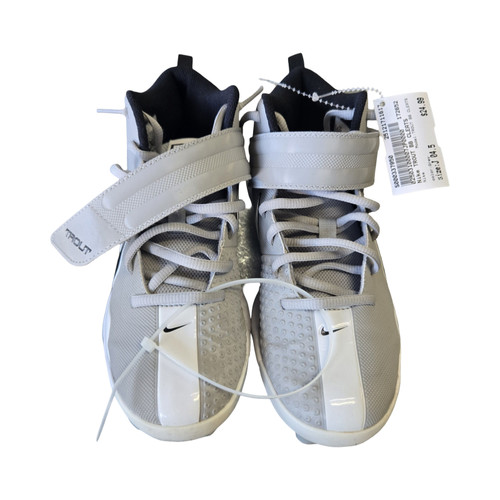 Vist Large View of Product Image Which is Used Nike TROUT BB CLEATS BB/SB Cleats Grey Junior 04.5